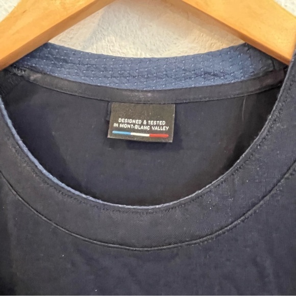 Forclaz navy blue long sleeve merino wool base layer fits like size medium - Picture 5 of 10